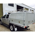 Toldo impermeable de doble cabina de aluminio de gran potencia con gatos de elevación